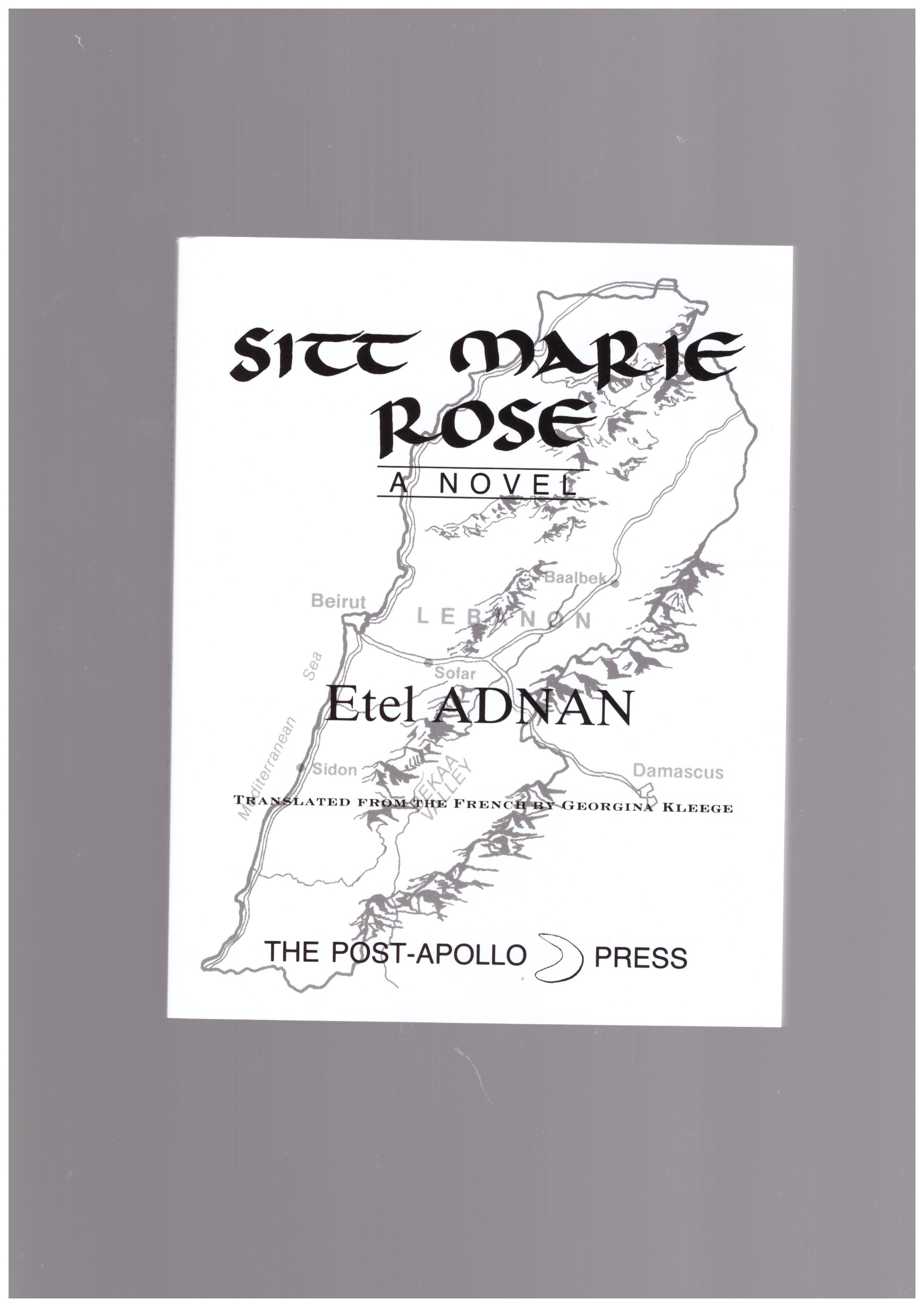 ADNAN, Etel - Sitt Marie Rose [EN]